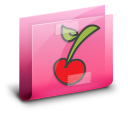 Folder Cereza Pink Icon 128x128 png
